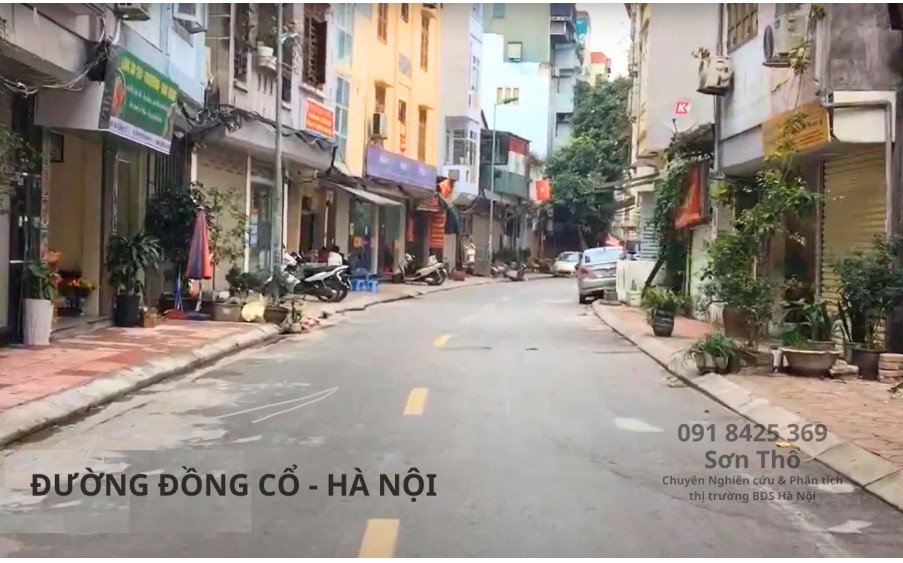 Mặt phố ĐỒNG CỔ - 55M nở hậu 9.5 TỶ -  ô tô đỗ cửa.